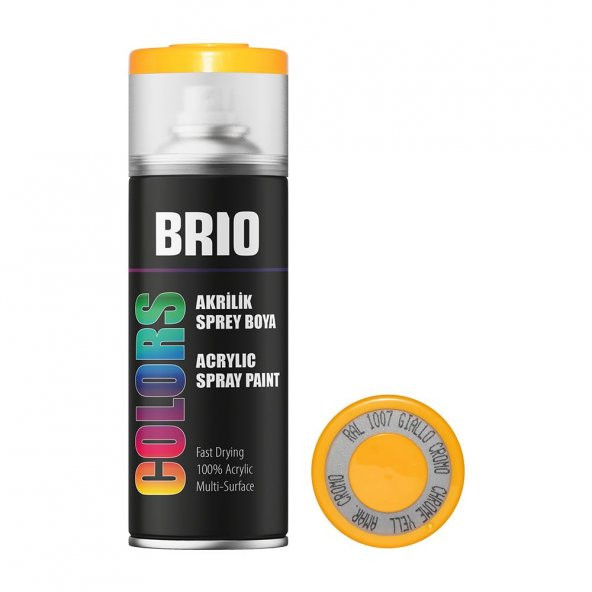 Brio Sprey Boya Akrilik Nergis Sarısı B1007 400Ml