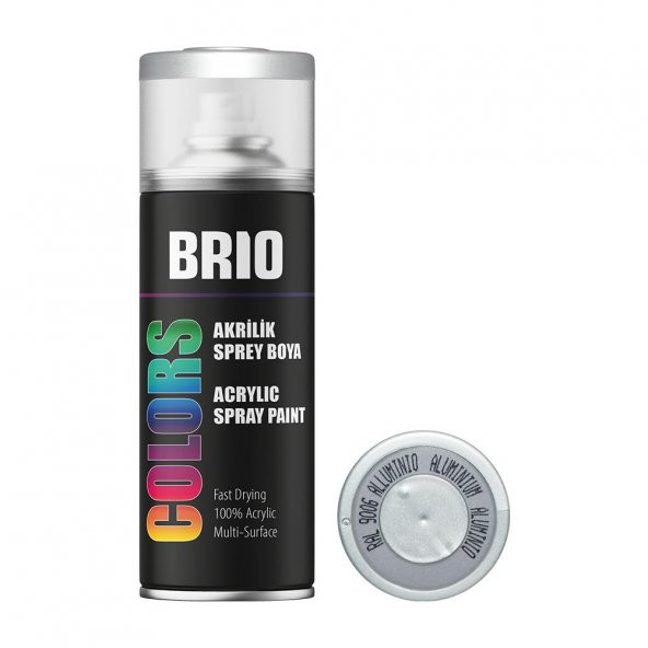 Brio Sprey Boya Akrilik Jant-Alüminyum B9006 400 Ml