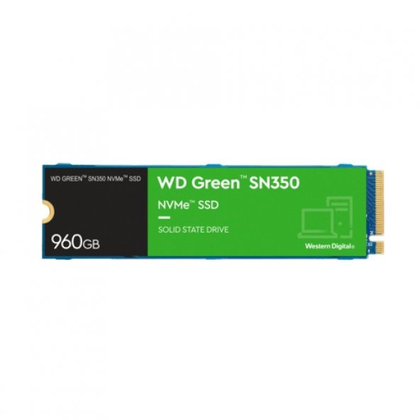 WD 960GB Green SN350 SSD m.2 Nvme WDS960G2G0C 2400-900 MB/s