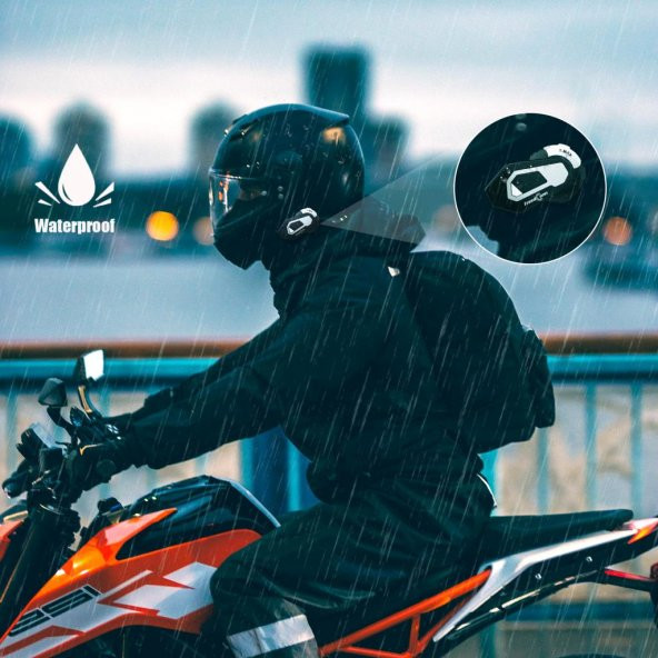 FreedConn TMAX-S 1000m Bluetooth Motosiklet İntercom Kulaklık - 10