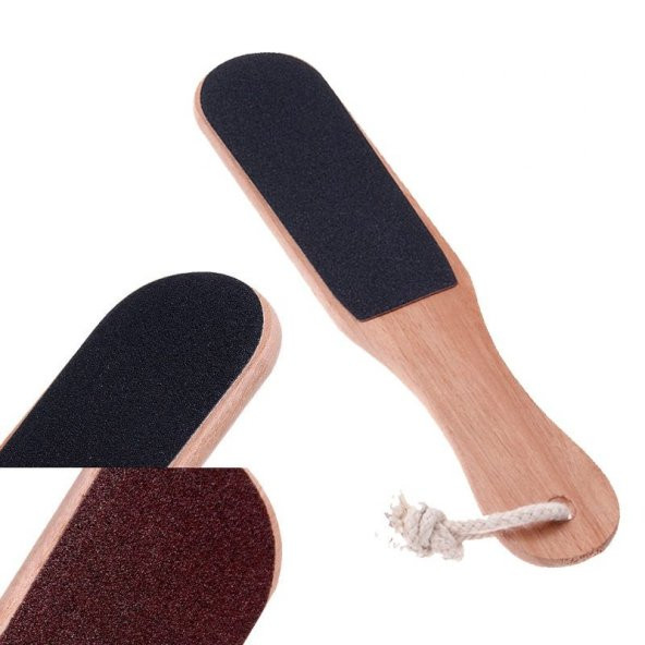 Ahşap Çift Taraflı Ayak Törpüsü Nasır - 2