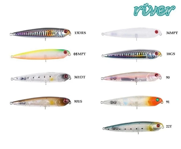 River Seabass Bullet 95 9.5Cm 11G Popper Maket Balık Renk:91 - Resim 3