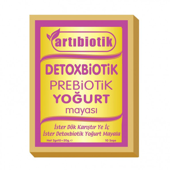 Doğadan Bizim Artıbiotik Detoxbiotik Prebiotik Yoğurt Mayası
