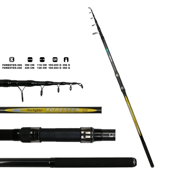 Eurofish Forester Surf Kamış 390Cm 100-200Gr Atarlı - Resim 3