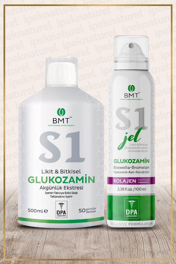 S1 Glukozamin Set (Likit Glikozamin & Glikozamin jel)