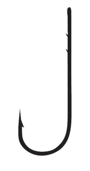 Fudo 6101 Worm Ssb Black Nikel Uzun Sap Tırnaklı İğne No:3/0 - 2