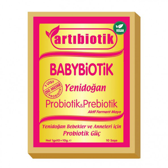 Doğadan Bizim Artıbiotik Babybiotik ''Yenidoğan'' Probiotik & Prebiotik