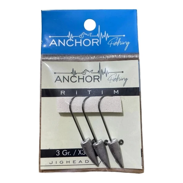 Anchor Ritim Lrf Jighead 3Gr 3 Lü Paket ürün görseli