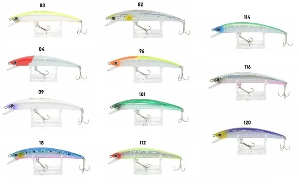 Deeplure Deep Minnow 110Mm Floating 14Gr Maket Balık Renk:09 ürün görseli