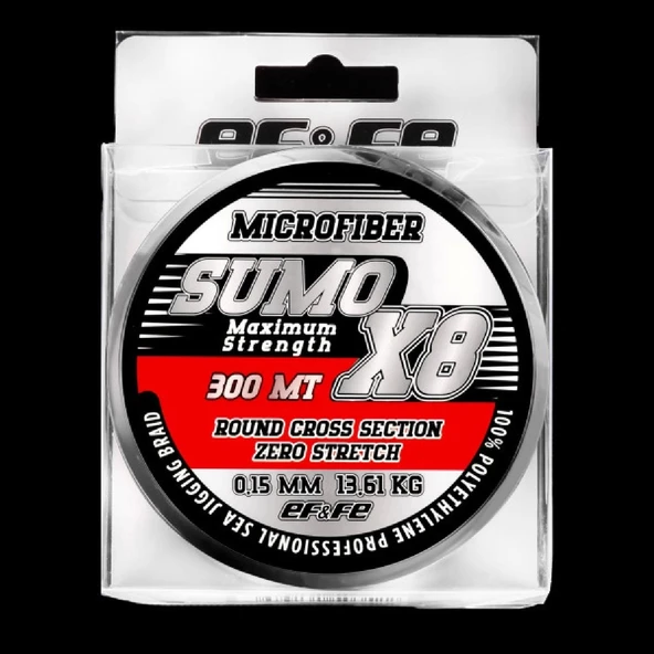 Effe Sumo X8 300 Mt. 0,10Mm Yeşil İp Misina ürün görseli