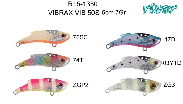 River Vibrax Vib 50S 5Cm 7Gr Vibrasyon Renk:74T - Resim 2