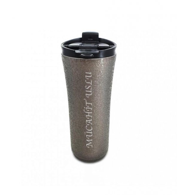 Kişiye Özel Paslanmaz Çelik French Press Termos 500 ML - 5