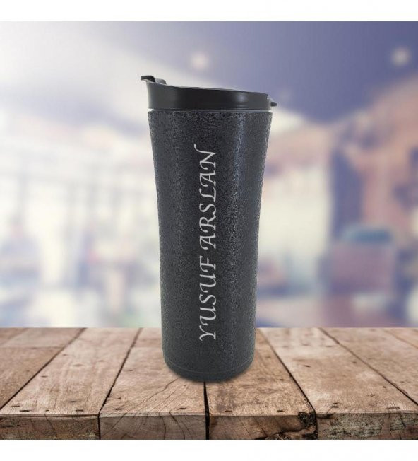 Kişiye Özel Paslanmaz Çelik French Press Termos 500 ML - 6
