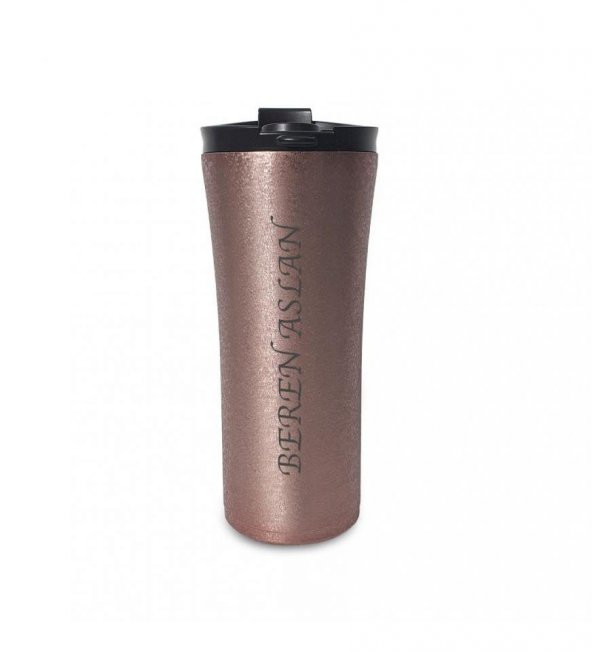 Kişiye Özel Paslanmaz Çelik French Press Termos 500 ML - 3