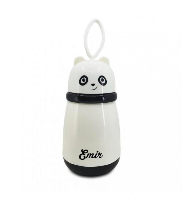 Kişiye Özel Cam Şişe Panda Matara 380 ml - 2