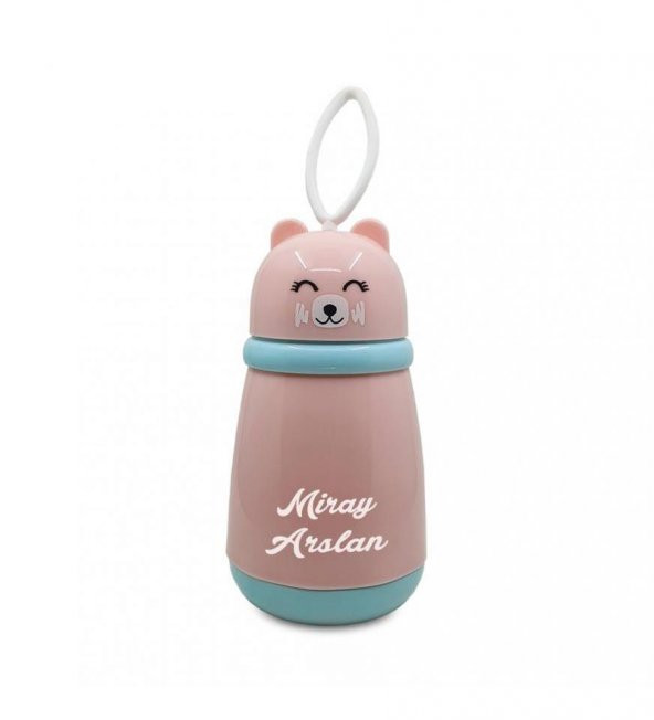 Kişiye Özel Cam Şişe Panda Matara 380 ml - 5