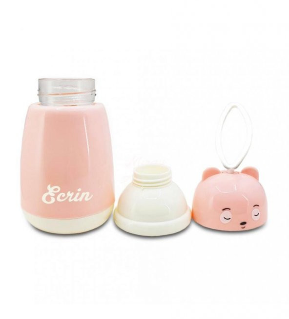 Kişiye Özel Cam Şişe Panda Matara 380 ml - 7