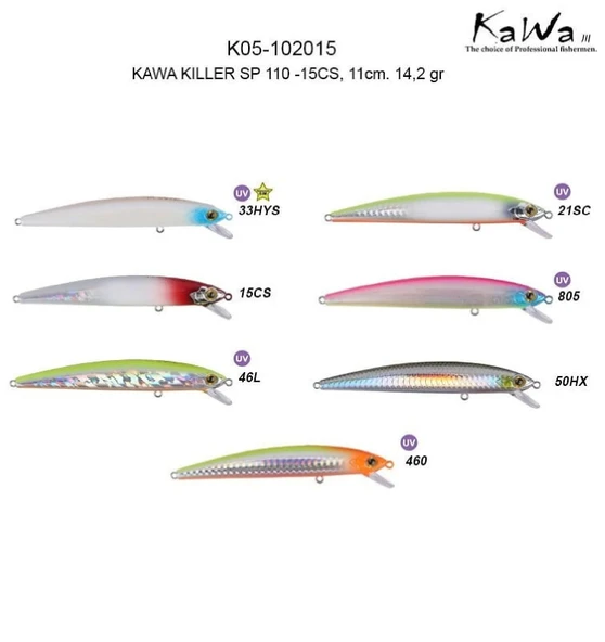 Kawa Kıller Sp 110 11Cm 14.2Gr Maket Balık Renk:21Cs - Resim 2