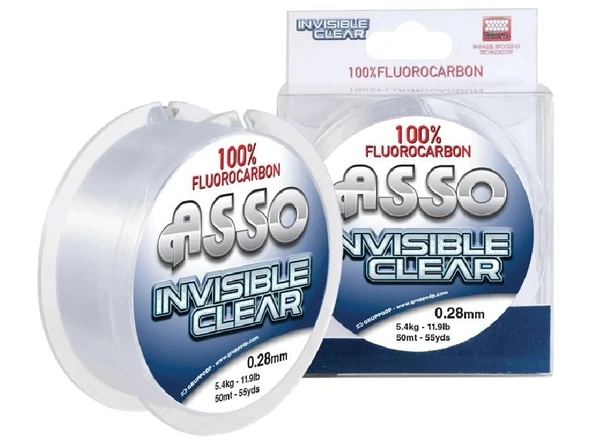 Asso Invısıble Clear %100 Florokarbon Misina 0,28Mm - 3