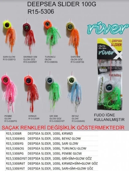 Derin Su Jig Yemi River Deepsea Slider 100Gr Renk:06Wg ürün görseli