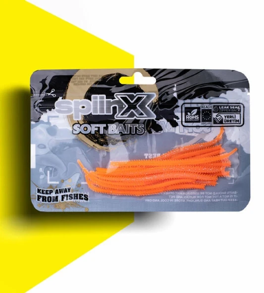 SPIINX ISOME SİLİKON 11CM 14P GLOW ORANGE GUM ürün görseli