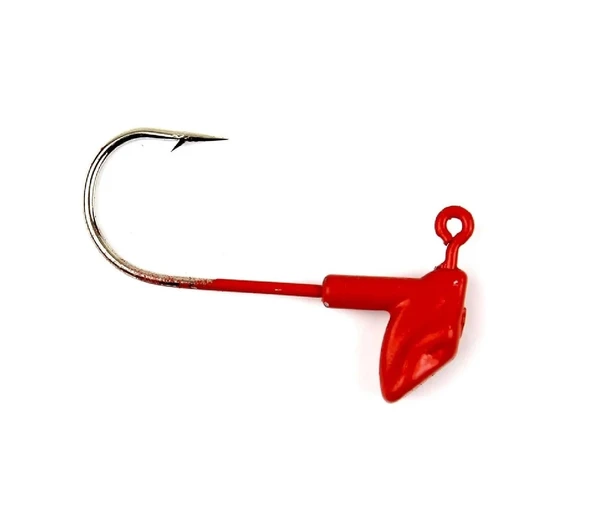 River Karides Jighead Kırmızı 4Gr 5Li Paket ürün görseli