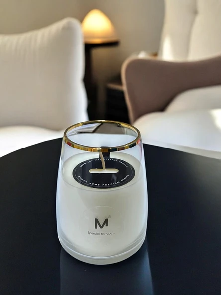 Kokulu Mum Varaklı Cam Bardak Sandal Ağacı 250 Gr - 6