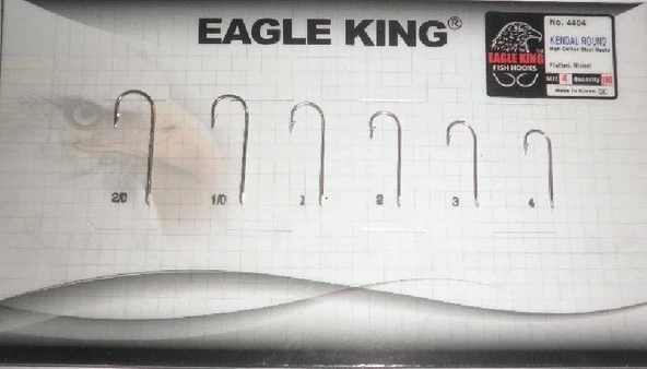 Eagle King 4404Nı Düz Uzun Sap Nikel Çelik İğne No:1/0 ürün görseli 1