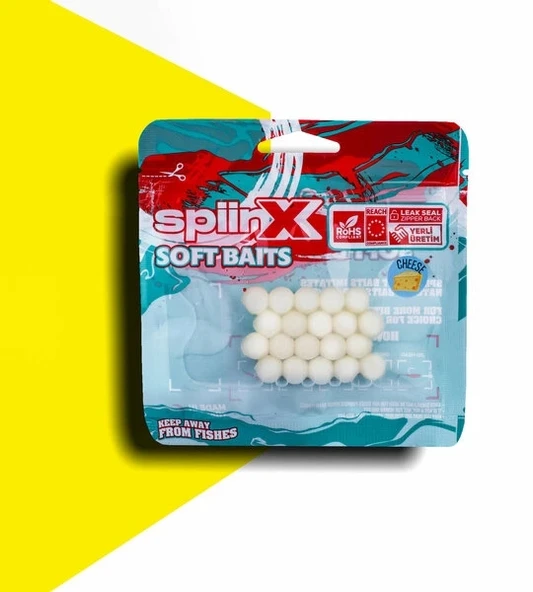 SPIINX BALIK YUMURTASI 10MM 20P PEYNİR GLOW PEARL WHITE