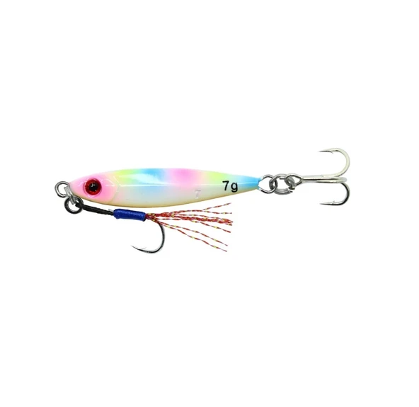 Captain 3658 Flutter Mini Jigger 7gr LRF Jig Yem Renk:06 ürün görseli 1