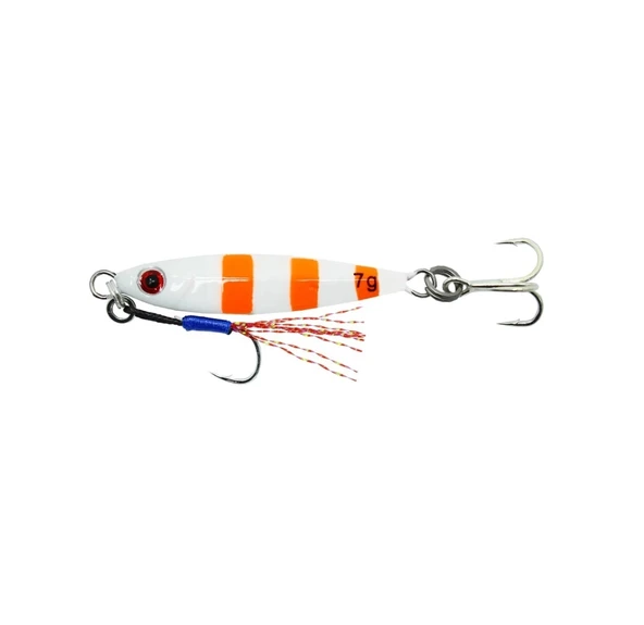 Captain 3658 Flutter Mini Jigger 7gr LRF Jig Yem Renk:08 ürün görseli 1
