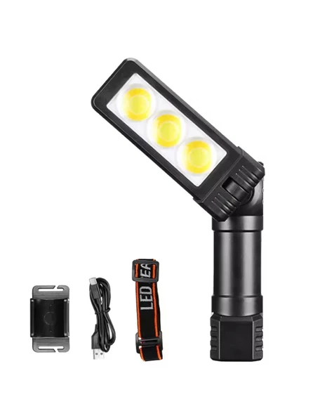 WATTON WT-706 ŞARJLI MIKNATISLI ÇALIŞMA LAMBASI KAFA IŞIĞI - 4