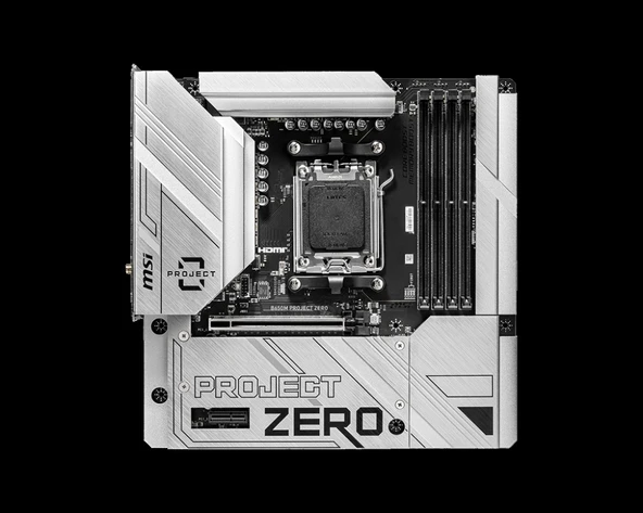 MSI B650M PROJECT ZERO AM5 DDR5 7600MHZ - 2