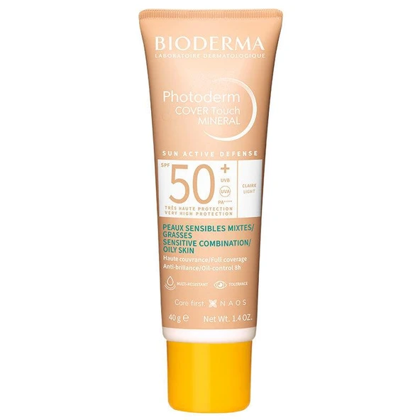 Bioderma Photoderm COVER Touch SPF50 + 40 gr - Light - Diş Beyazlatıcı Köpük Hediye