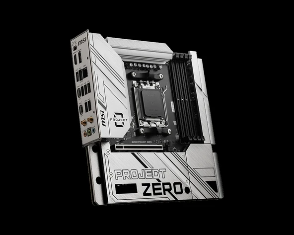 MSI B650M PROJECT ZERO AM5 DDR5 7600MHZ - 5