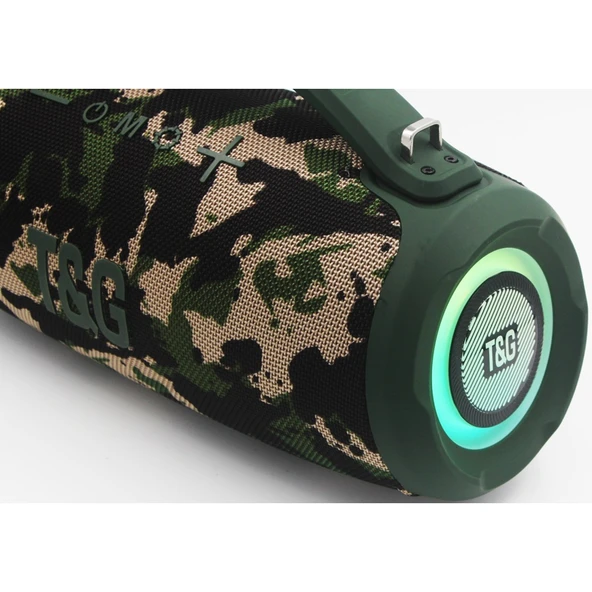 Bluetoothlu Usb Sd Kart Girişli Fm Radyolu Ledli Müzik kutusu Hoparlör TG395 - 2