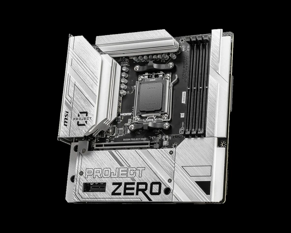 MSI B650M PROJECT ZERO AM5 DDR5 7600MHZ - 4