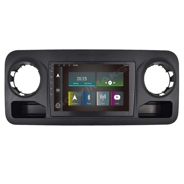 MERCEDES SPRİNTER 2019-2024 UYUMLU 4 GB RAM 64 GB HAFIZA ANDROID MULTIMEDIA TEYP - Resim 4