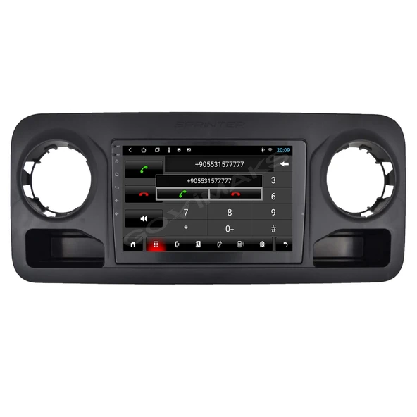 MERCEDES SPRİNTER 2019-2024 UYUMLU 4 GB RAM 64 GB HAFIZA ANDROID MULTIMEDIA TEYP - Resim 3