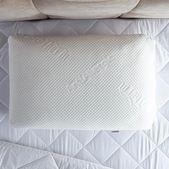 Homedius Visco Dream Gell Ekstra Yüksek Ortopedik Yastık Beyaz 59x39 - 4