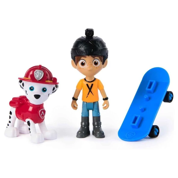Spin Master Paw Patrol Yavru Kahraman Figür Seti Marshall & Darıng Danny X6070734 - 4