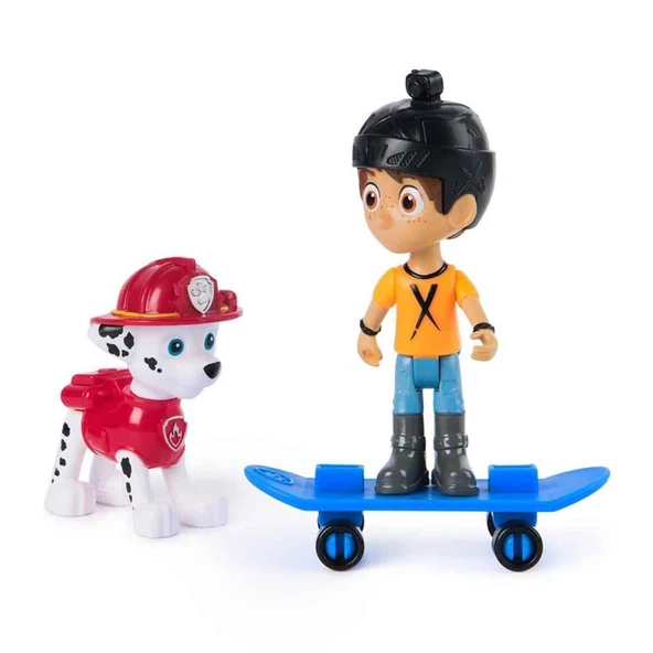 Spin Master Paw Patrol Yavru Kahraman Figür Seti Marshall & Darıng Danny X6070734 - 2
