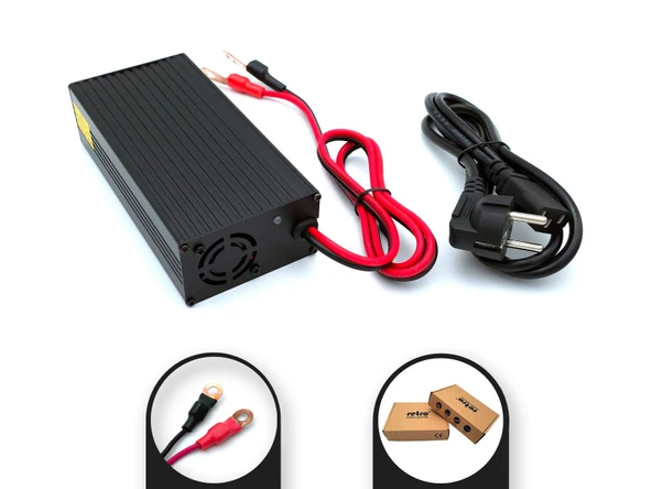 RETRO 14.6V 20A 292W LiFePO4 Batarya Sarj Adaptörü RPA-AC348 - 2