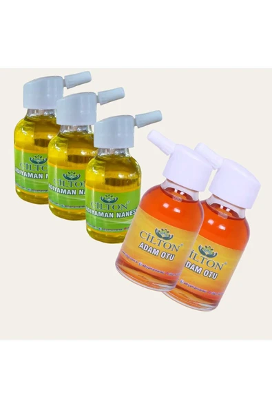 CİLTON  3 ADET ADIYAMAN NANESİ 2 ADET ADAM OTU YAĞI 20 ML