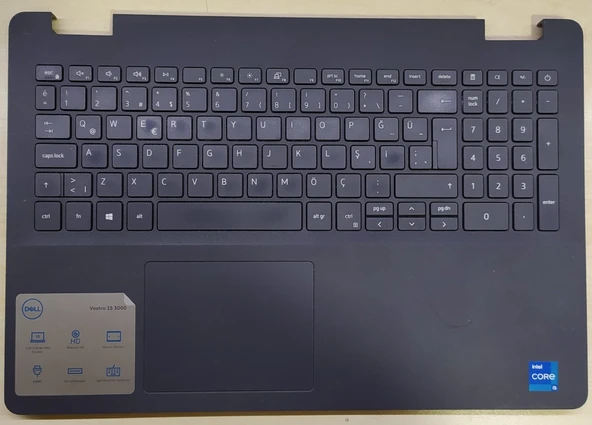 Dell Vostro 15 3000 Klavye Üst Kasa Touchpad Takım
