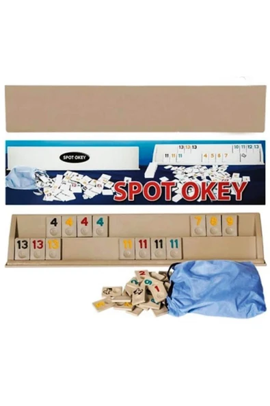 Eser Spot Plastik Büyük Boy Okey Takımı