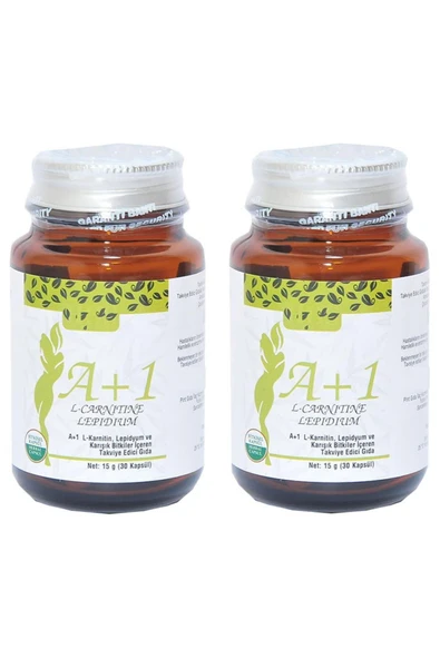 HHS A1 L-carnitine Lepidium A 1 Bitkisel 30 Kapsül X 2 Adet Kutu - Resim 2