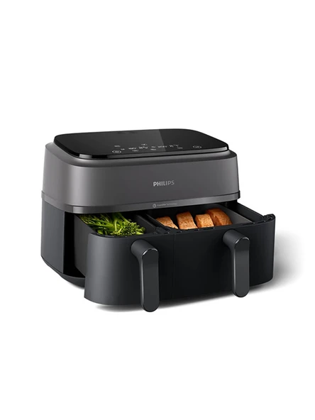 Philips 3000 Serisi Çift Hazneli Airfryer NA350/00 9 lt Yağsız Fritöz - 3
