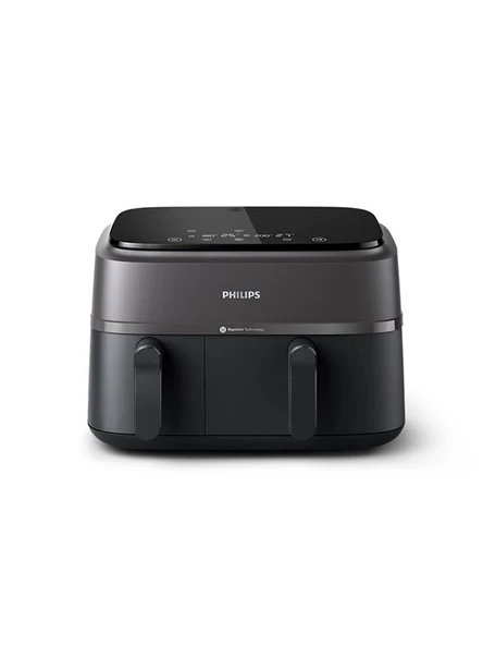 Philips 3000 Serisi Çift Hazneli Airfryer NA350/00 9 lt Yağsız Fritöz - 2