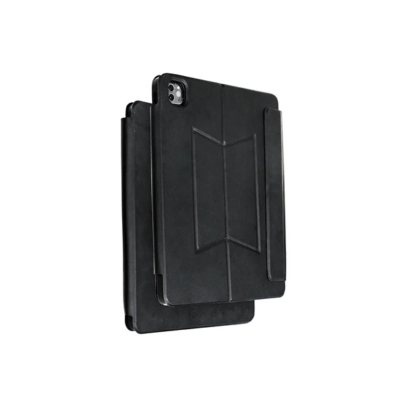 iPad Pro 13 2024 Border Keyboard Bluetooh Bağlantılı Standlı Klavyeli Tablet Kılıfı - Resim 3